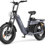 Vélo électrique TESWAY pour adultes – Double moteur 3600 W, batterie 52 V 60 Ah (autonomie jusqu'à 320 km), pneus « Fat » 20 pouces tout-terrain, suspension intégrale, freins hydrauliques.