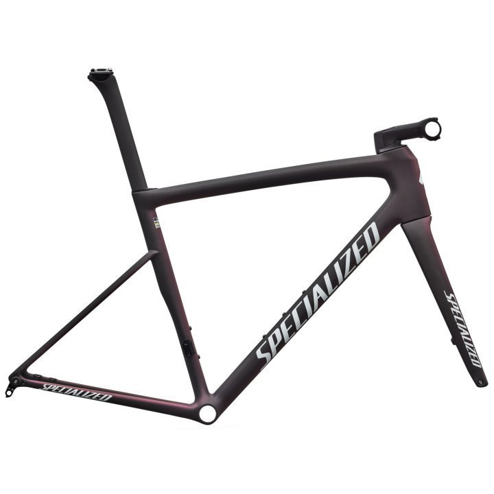 74926-11-tarmac-sl8-frmset-carb-redprl-metwhtsil-01-1915760-1.jpg Specialized Cadre de Vélo de Course Carbone - TARMAC SL8 - 2026 – Image 1