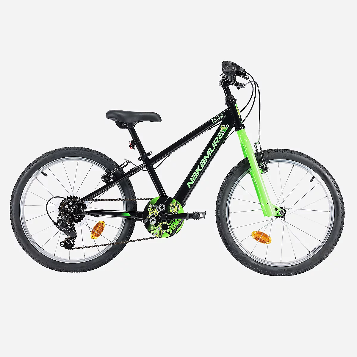 YG60U9_9AY_PR-1.webp Vélo enfant 20 pouces 5-8 ans Zak Evo Kid Noir et vert – Image 1