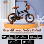 Vélo Enfant Rully – Roues 12 pouces Stabilisateurs – Guidon/Selle réglables – Image 12