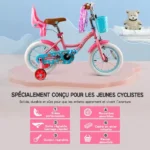 Vélo Enfant Rully – Roues 12 pouces Stabilisateurs – Guidon/Selle réglables – Image 18