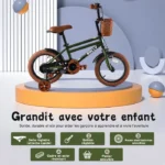 Vélo Enfant Rully – Roues 12 pouces Stabilisateurs – Guidon/Selle réglables – Image 28