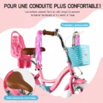 Vélo Enfant Rully – Roues 12 pouces Stabilisateurs – Guidon/Selle réglables – Image 19