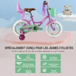 Vélo Enfant Rully – Roues 12 pouces Stabilisateurs – Guidon/Selle réglables – Image 33