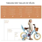 Vélo Enfant Rully – Roues 12 pouces Stabilisateurs – Guidon/Selle réglables – Image 10