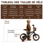 Vélo Enfant Rully – Roues 12 pouces Stabilisateurs – Guidon/Selle réglables – Image 15