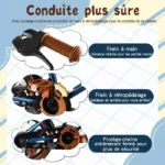 Vélo Enfant Rully – Roues 12 pouces Stabilisateurs – Guidon/Selle réglables – Image 4