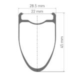 DT Swiss | Continental Système de Roue WTS - Set ERC 1100 DICUT 45 + Pneu Pliable Aero 111 / GP 5000 S - 28" | 12x100/12x142mm - HG-L / XDR – Image 6